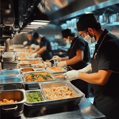 Hotels, restaurants, cloud kitchens