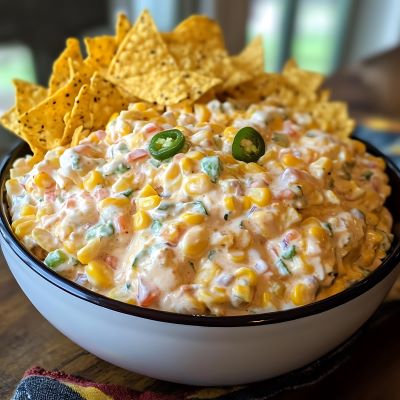Corn cheese dips